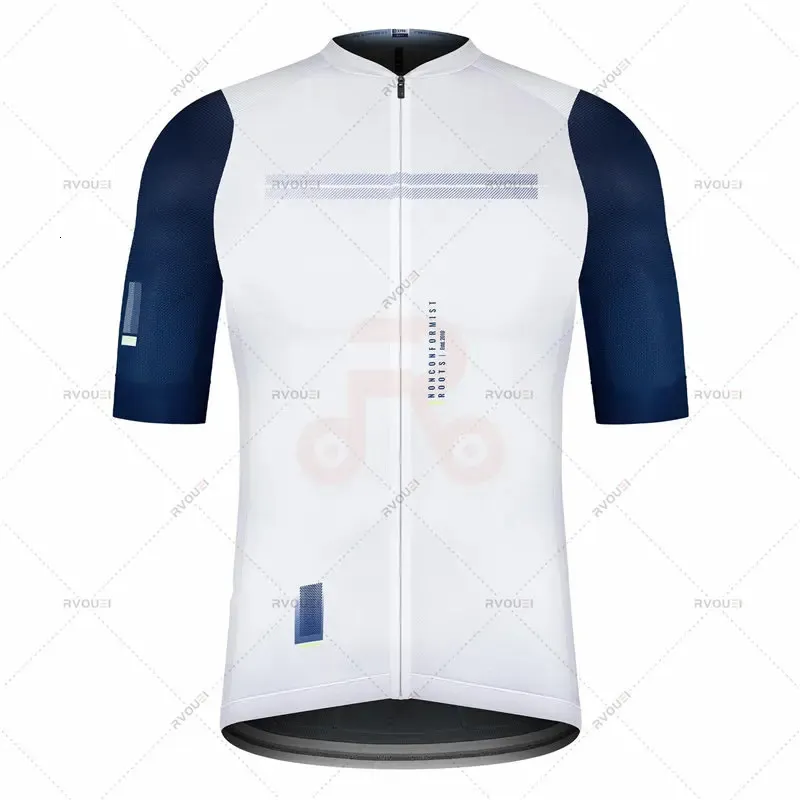 Spanien Team Summer Cycling Jersey Bike Clothing Cycle Bicycle MTB Sports Wear Ropa Ciclismo för Mens Mountain Shirts 240407