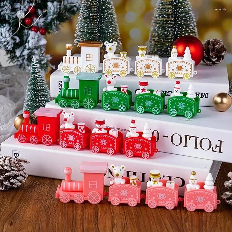 Formy do pieczenia świątecznego pociągu Wesołych dekoracji do domu 2024 Cristmas Ornament Xmas Navidad Noel Prezenty Happy Year
