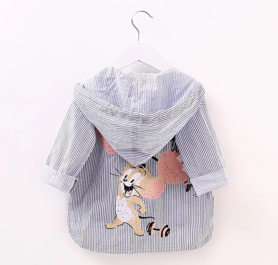 Novos produtos Strip Cartoon Animal Sun Protection Jacket Summer Camise