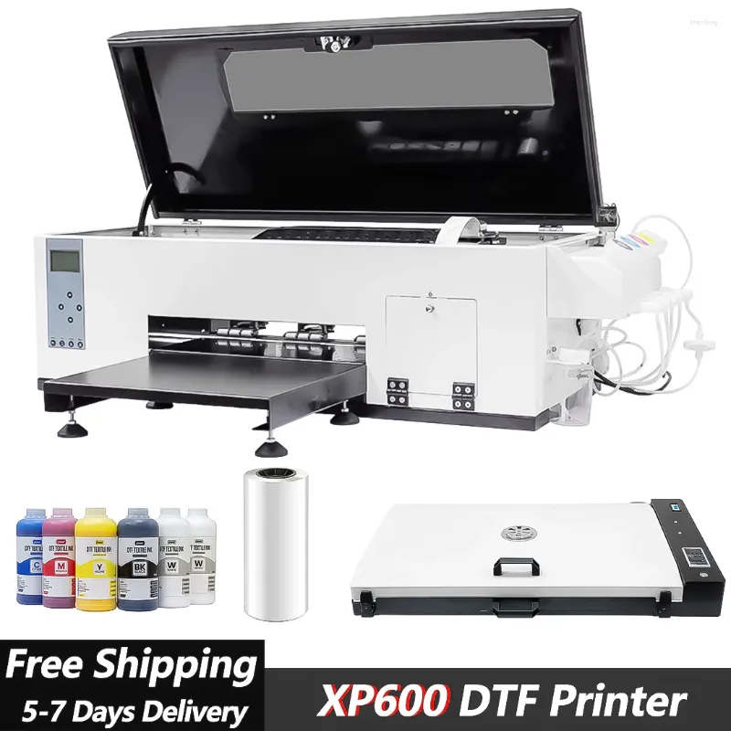 Printer A3 XP600 Transfer With Roll Feeder Direct To Film Print Preheating T-Shirt Printing Machine For DIY Fabrics