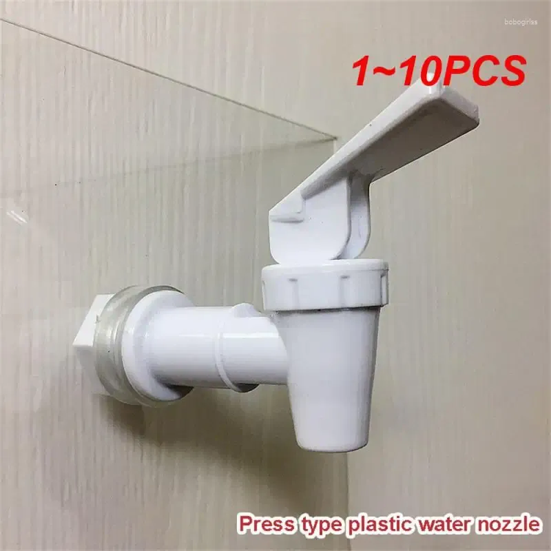 Grifos de lavabo de baño 1-10pcs Válvula de vino Dispensador de agua Botella de vidrio de vidrio Tanque de barril de grifo de plástico con filtro