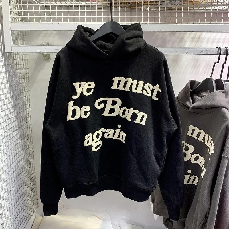 2024SS CPFM YE Must Be Born AGAIN Mens Oversized Fleece Hoodie  