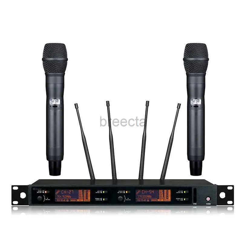 Microfones SKM8 True Diversity Digital Wireless Microphone Professional Performance System MIC Digital Pilot System 500-820MHz 240408