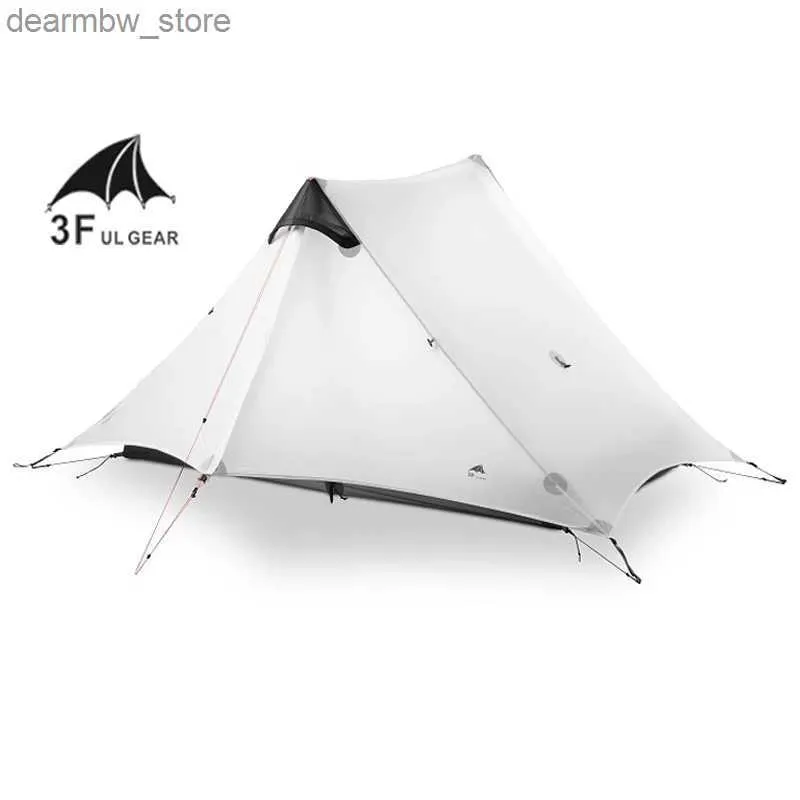 Tende e rifugi Lanshan 2 3f Ul Gear 2 persona 1 persona 1 persona Outdoor UltraLight Camping Tenda 3 Stagione 4 Stagione Professional 15D Silnylon Tenda senza biella L48