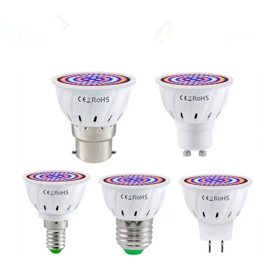 Phyto LED Hydroponic Growth Light E27 – Full Spectrum 60‑LED Bulb, $1.09 Deal