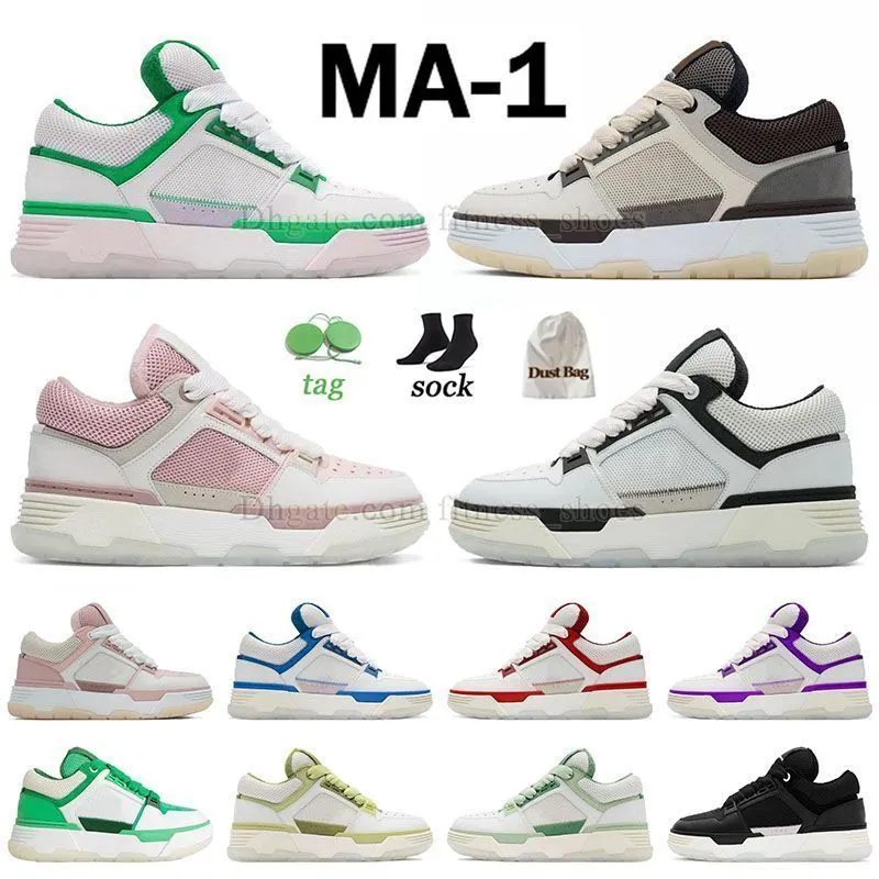 Amirir MA1 Sneaker męskie buty damskie czerwone ma 1 brązowy zielony zielony tenis-forme eur 46 designerska zapato ma2 beżowa platforma dhgates biała wielki rozmiar US 12 Trainer