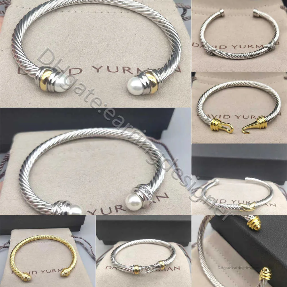 Armbandstijl luxe mode charme kabelontwerper bangle dames armbanden merk sieraden accessoire hoogwaardige jubileum cadeau met doos
