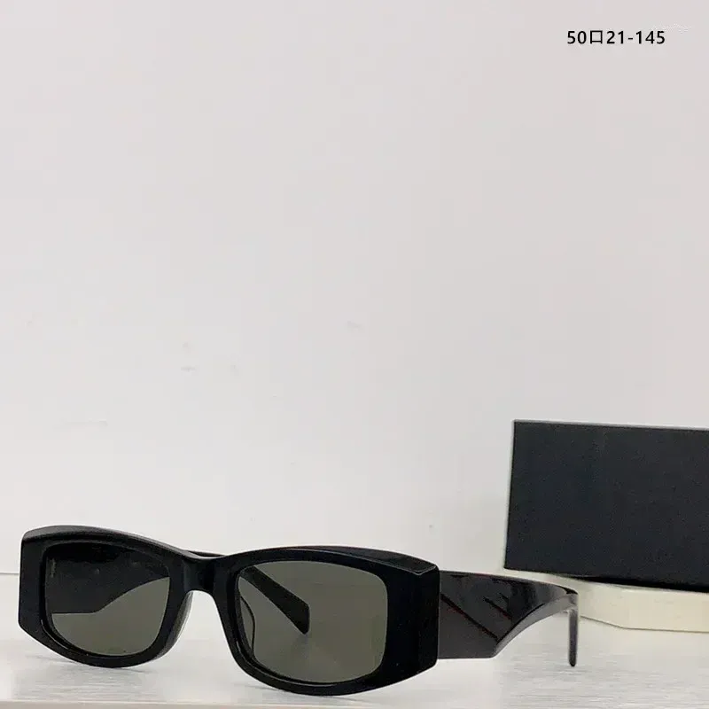 Sonnenbrille 2024 Retro kleine Männer- und Frauenmodentrendy Vintage Square Frame Rechteck UV -Schutz