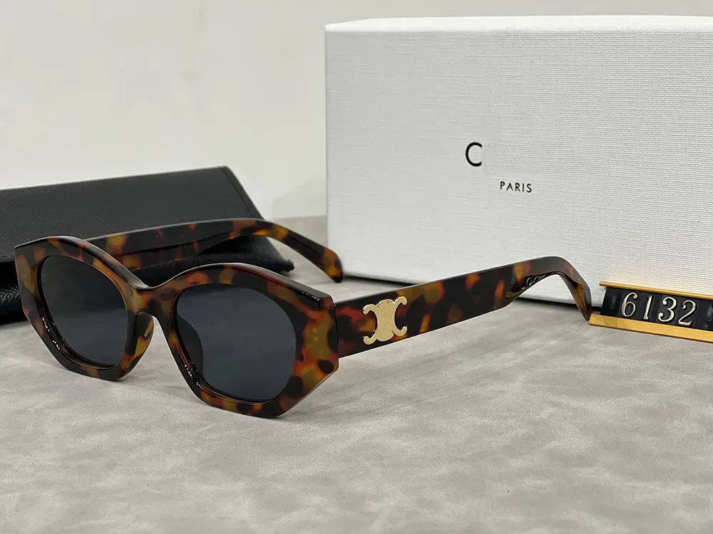 Sehr gute Mode -Luxusdesignerin Sonnenbrille Cel Brand Herren und Frauen kleiner gepresster Rahmen Premium UV 400 polarisierte Sonnenbrille mit Box