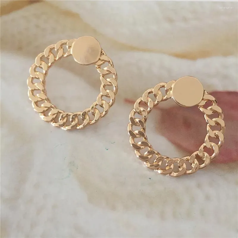 Stud Earrings Simple Fashion Gold Color Statement Big Geometric For Women Earring Boho Jewelry Wholesale