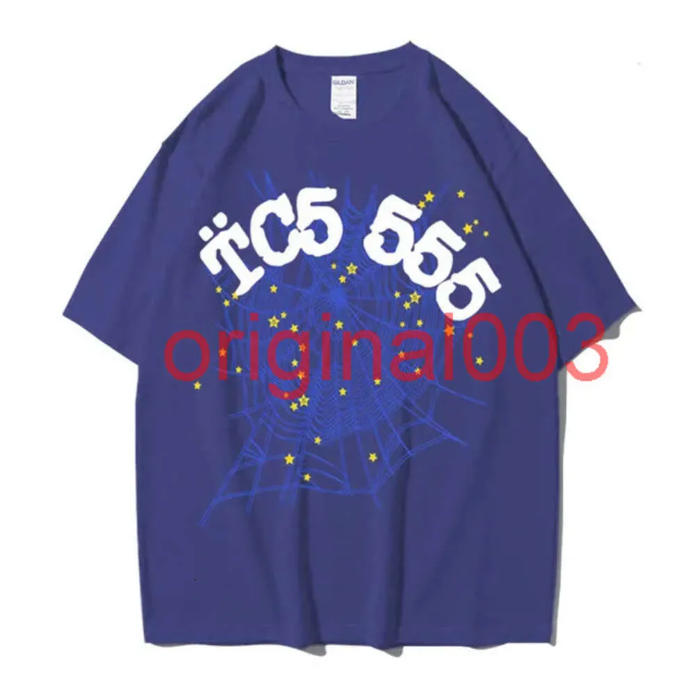 デザイナーsp5der 5555シャツヤングタグTシャツヒップホップメンズとレディースパーカー高品質のプリントプリントプラットプルオーバー555555ヨーロッパサイズs-xxl hn