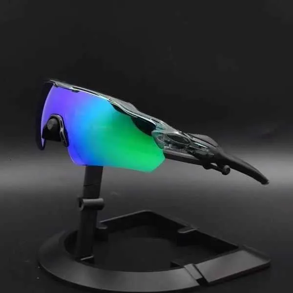 OaklySunglasses UV400 Polarize Siyah Lens Bisiklet Gözlük Sporları Binicilik Gözlükleri MTB Bisiklet Gözlükleri Erkekler için Kılıf EV Yolu 4 lens