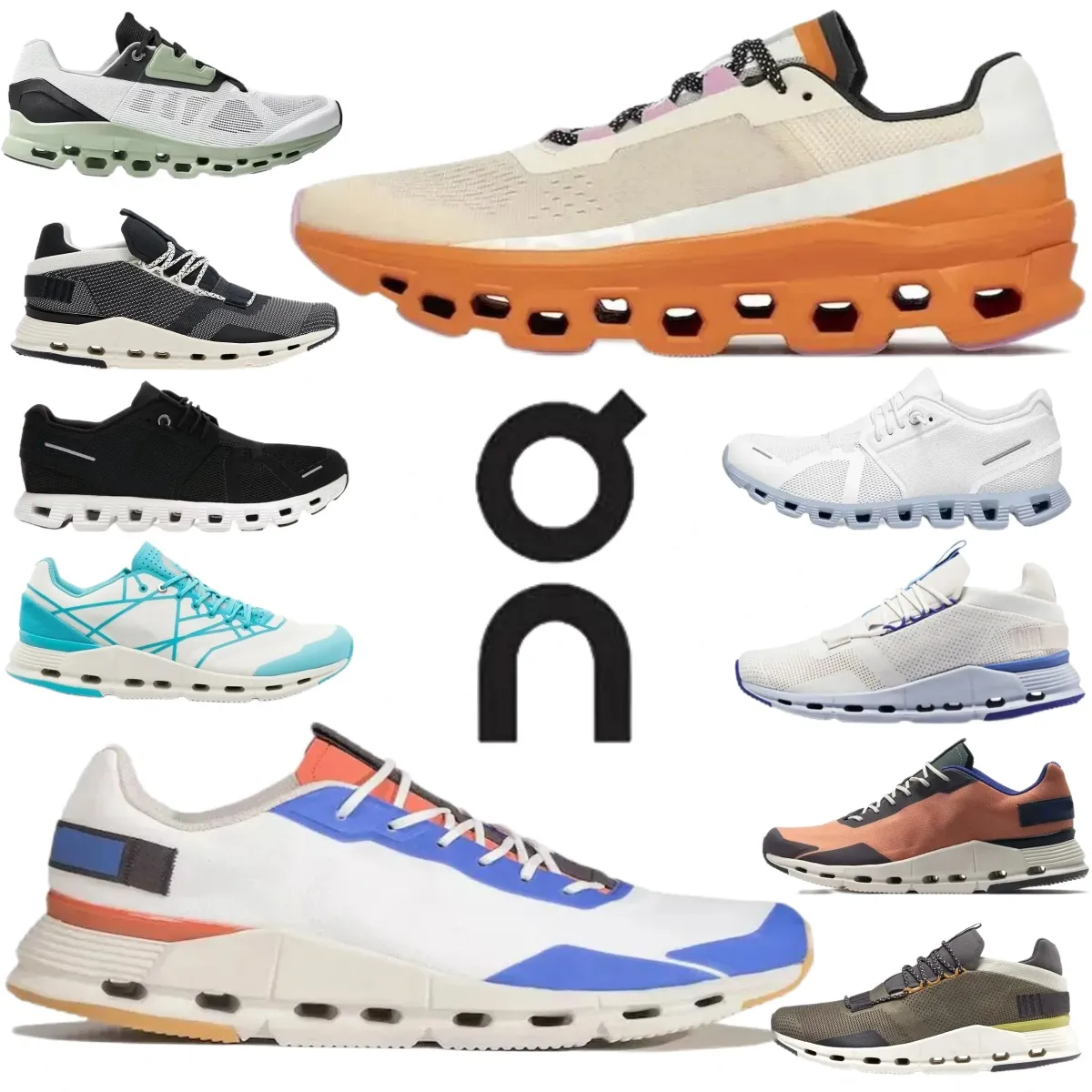 Cloud Men women Running shoes clouds womens Designer sneakers form shoe nova monster x 5 Shif white pearl workout and cross Cloudmonster mens36-45