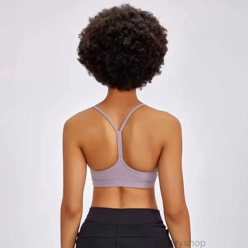 Aloes Women Yoga Designer Align Tank Topps Gymkläder U-formad Yoga Bh för kvinnor Casual Running Naken Tight Sports Vest Fitness Underwear Shirt Bgalv