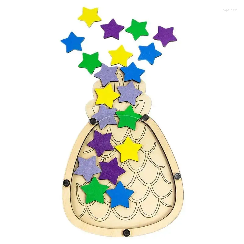 Party Decoration beloning Jar voor Toddlers Board Gifts System houten klaslokaal verantwoordelijkheid Kinderen Decor Incentive