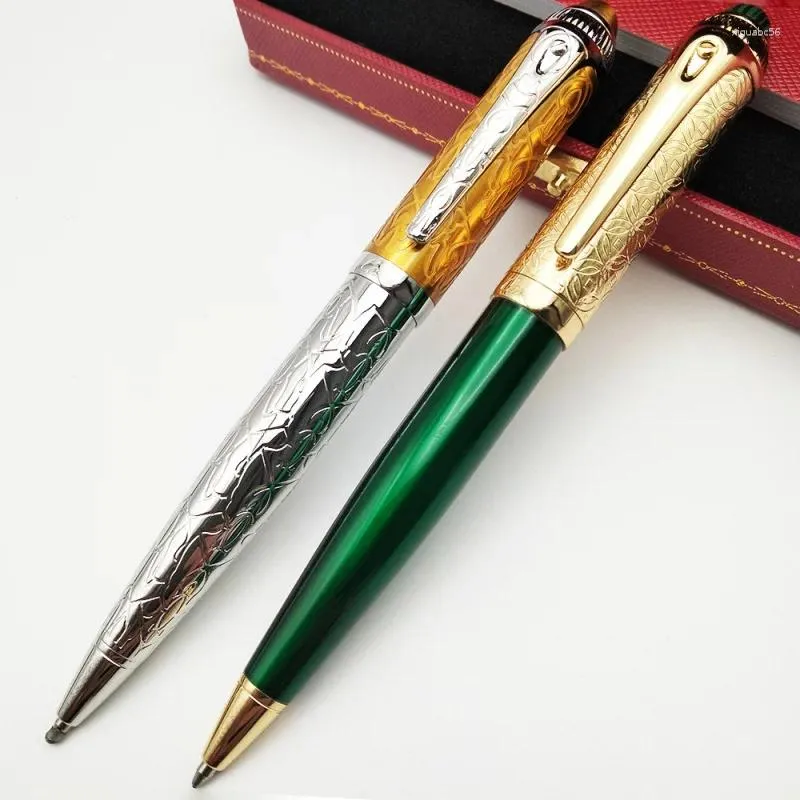 Luxury Classic Brown sculpture décorative Match Barrel Ballpoint Pen Office School Patenery Top Gift