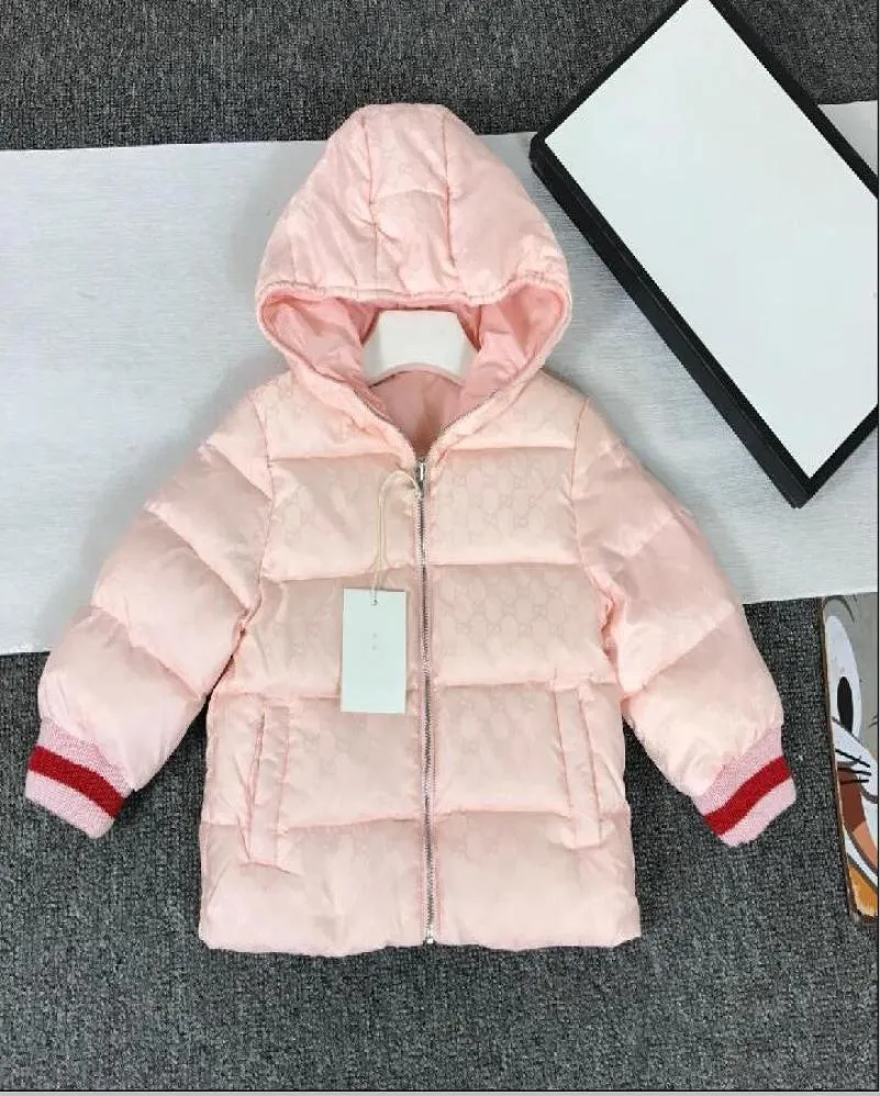 Girniche Nuova Giacca Down Down Spessa Cappucciata 90 anatra in giù per bambini in inverno giù per bambini Sagni da bambino 100150 Design della bambina5782150