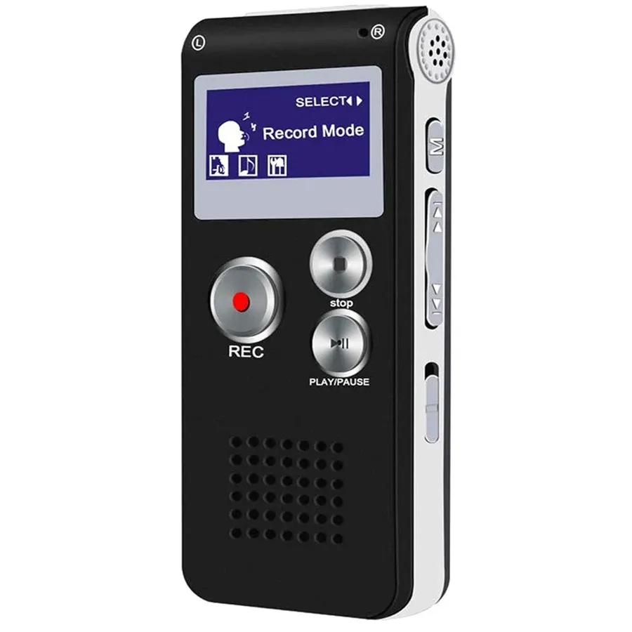 Registratore Digital Voice Recorder per le interviste sulle riunioni delle lezioni