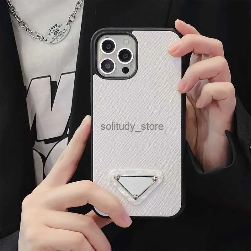 Cell Phone Cases Luxury Leather Designer For iPhone 14 plus 13 12 mini 11 Pro XR XS MAX 6 7 8 PLUS Letter Mobile Back Cover With Card Pocket iphone Case Q240408