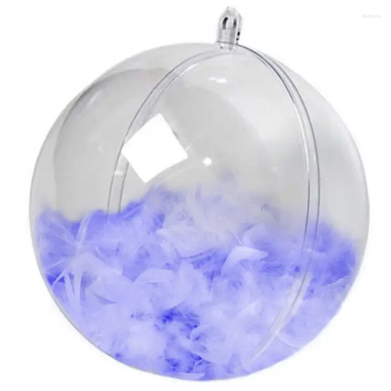 Party Decoration Clear Ornament Round Form Diy Fillbara Balls Christmas Tree Ornament Transparent Hanging Ball Crafts For Wedding