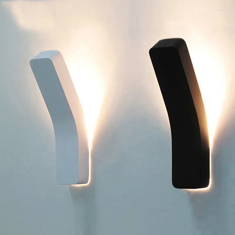 Vägglampa 5st modern minimalistisk kreativ led spegel säng trappa personlighet konst sovrum belysning