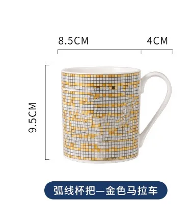 Création en gros tasse de création pour hommes et femmes en céramique tasse d'étudiant ménage couple lait millé de café tasse de grande capacité