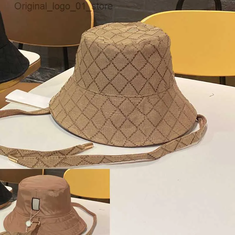 Chapéus de aba larga Chapéus de balde reversível Designer homem mulher chapéu de balde de verão luz solar sunhat unissex travling luxury sunbonnet casquette q240408