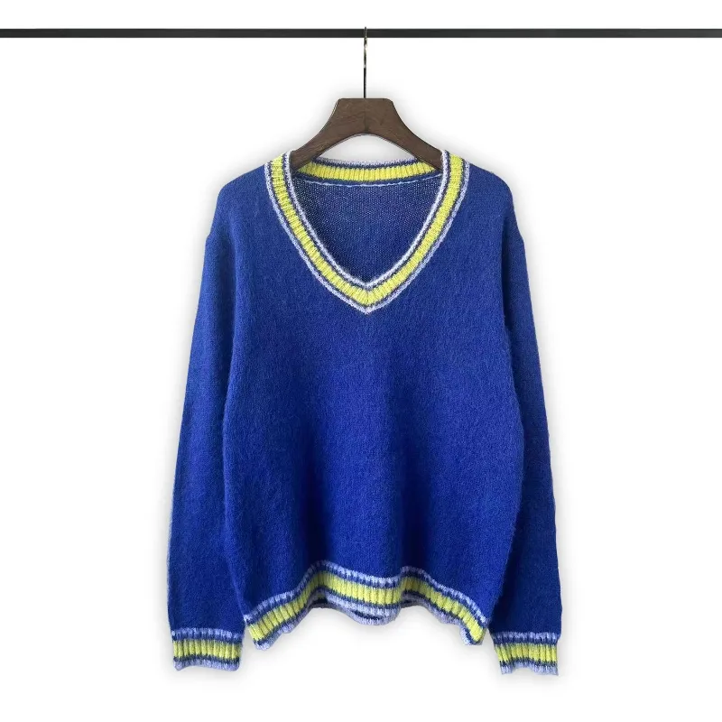 سترات مصممة للرجال رجعية للأزياء الكلاسيكية Cardigan Sweatshirts Men Sweater Letter