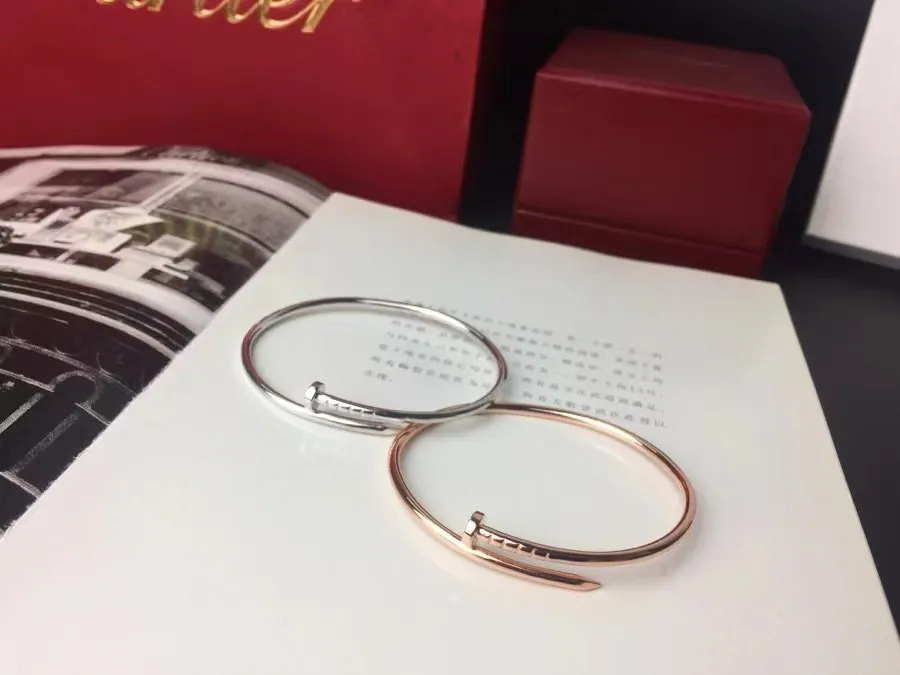 Diamants à ongles fins sterling sier creux tube élastique bracelet concepteur t0p qualité reproductions officielles taille 16 à 18 cm cadeaux premium