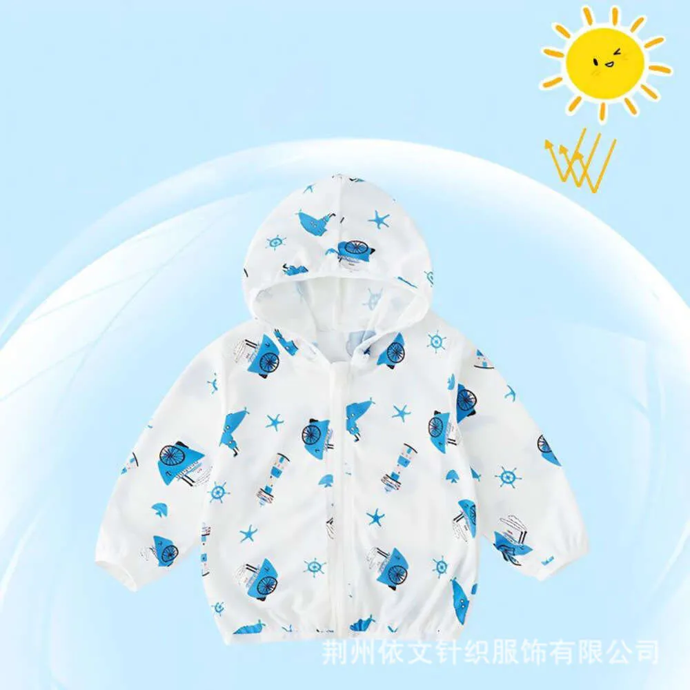 Roupas finas para bebês crianças pequenas, jaquetas, protetor solar masculino e feminino, protetor solar, camisas com ar-condicionado, roupas de verão