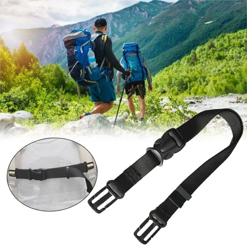 Ikerall 2 Pcs Adjustable Backpack Sternum Straps Chest Belt Hardness Strap with Anti-slip Fixed Clips and Quick Release Buckles for Camping Hiking Ikerall 2 Pcs Adjustable Backpack Sternum Straps Chest Belt Hardness Strap with Anti-slip Fixed Clips and Quick Release Buckles for Camping Hiking