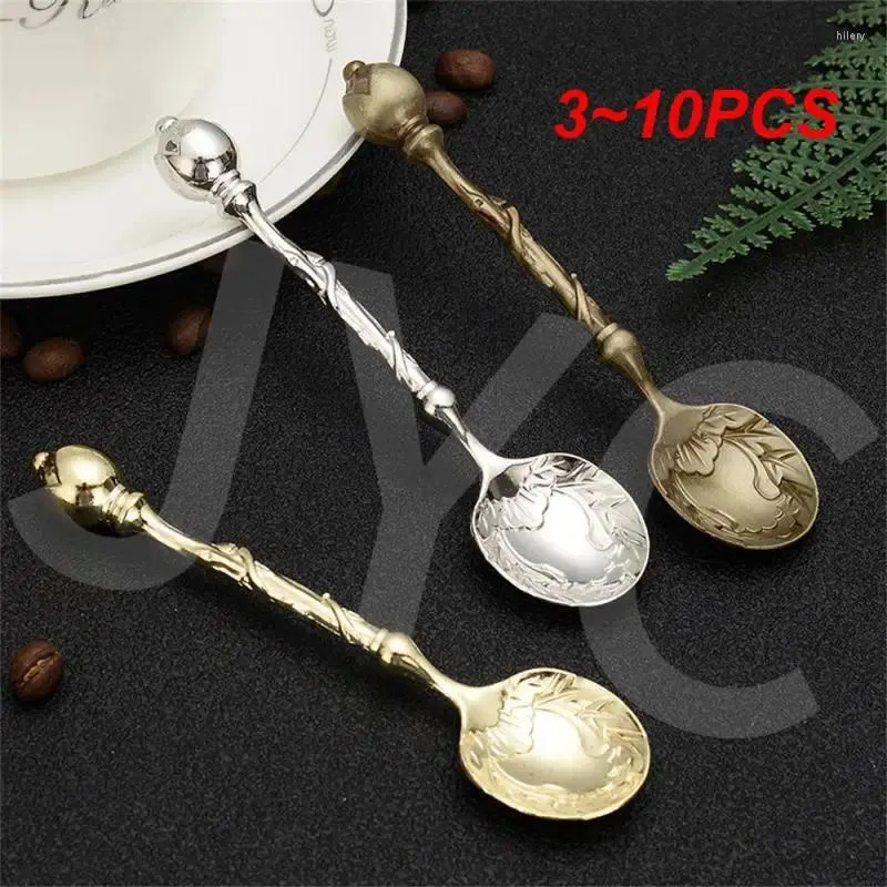 Coffee Scoops 3-10 % cucchiaio da tè Vintage Retro Eastern Stile Scoops Cream intagliato