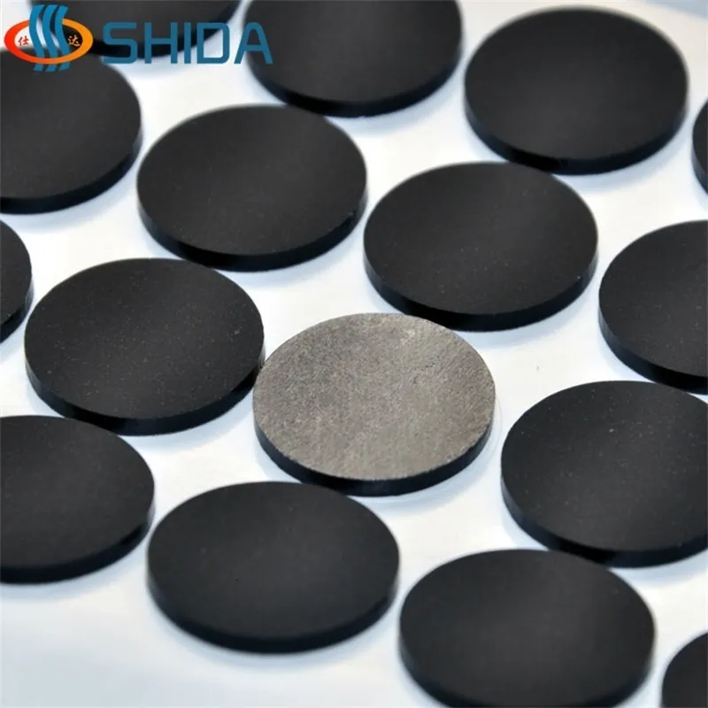 180 PCS 202mm Self Adhesive Black Anti Slip Flat Bumper Pads Silicone Rubber Feet Furniture Sticky Shock Absorber 240322