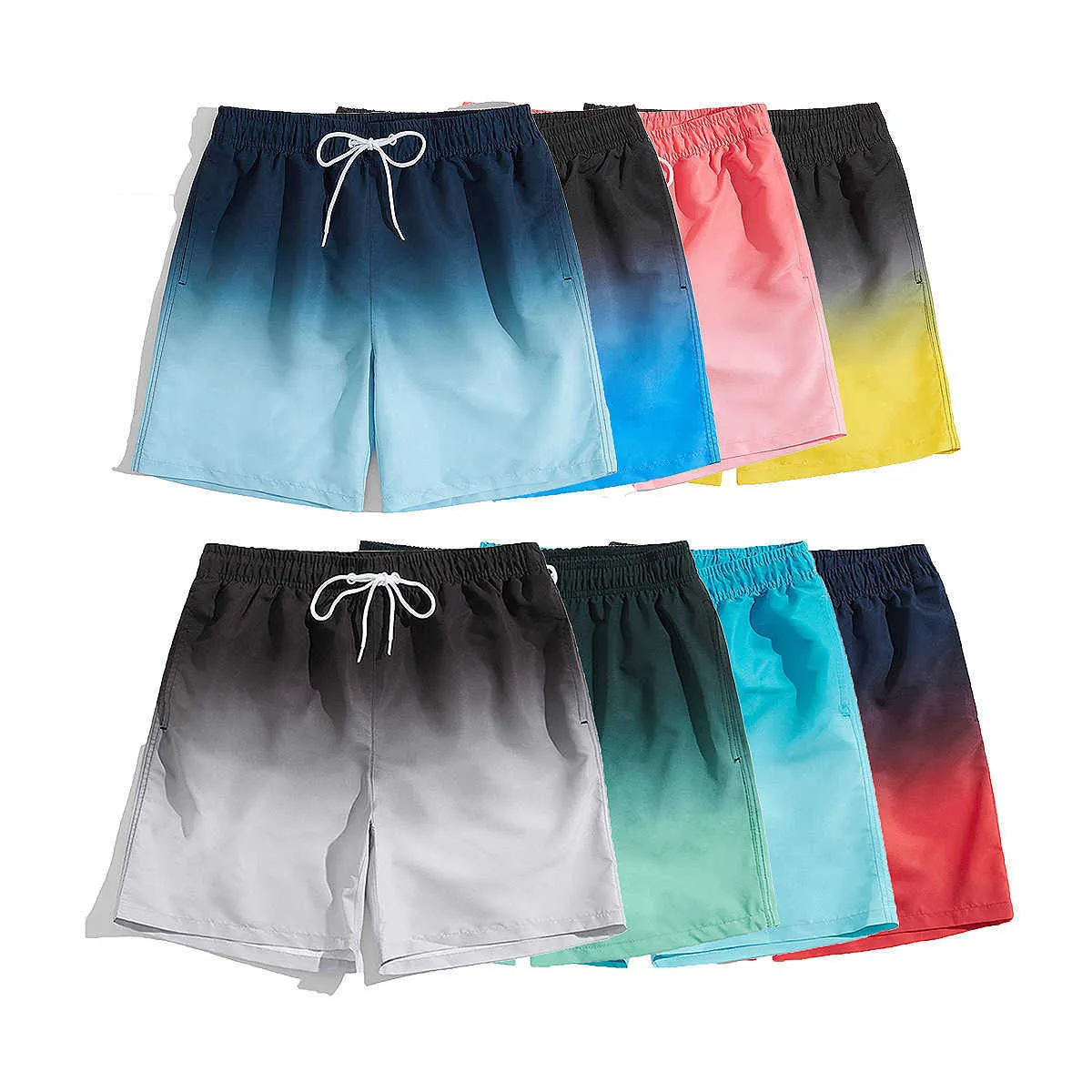 2024 Swimming Pants Mens Anti Awkwardness Flat Corner Large Size 5/4 Soaking Hot Spring Beach Striped Shorts