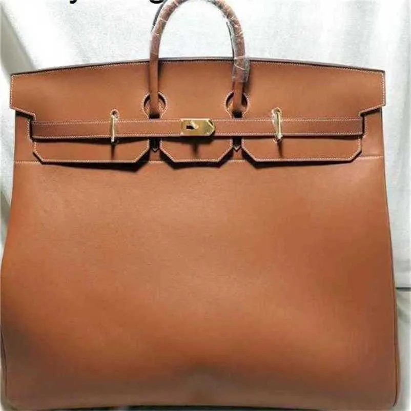 Borse da 60 cm in pelle togo in pelle fatta HAC 60 grandi capcive borse messenger scricchiola