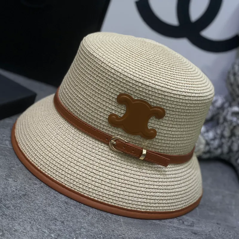 Designerka czapka kubka słomiana czapki le bob hats dla mężczyzn kobiety casquette szeroki rdzeń hat hat Słońce zapobiegaj gorras na zewnątrz plażowy kapelusz 4707