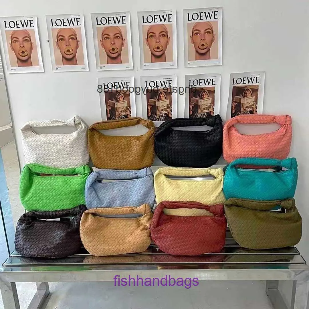 BOTEGSS Ventss tecida Jodie Designer Bag Tote Bags Brand Candy de tamanho grande e designer Real Sheepskin Botted Bag Satchel Cloud Blowplings Knit com logotipo real