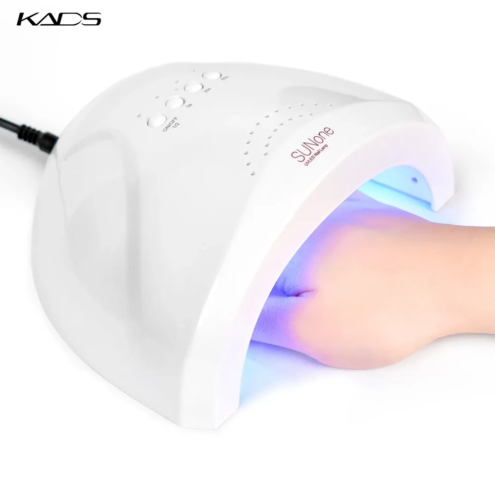 Pacifier KADS 48W UV LEDランプ爪爪乾燥ランプ30 LEDプロフェッショナルマニキュアゲルネイルドライヤー硬化5S/30S/60Sタイマー