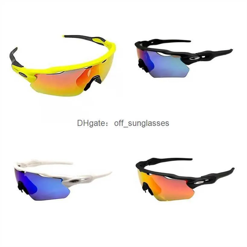 Luxury Mens Oaks Gafas de sol en bicicleta Sports Sun Gases Designer Womens Montar al aire libre MTB Bike Goggles 9001