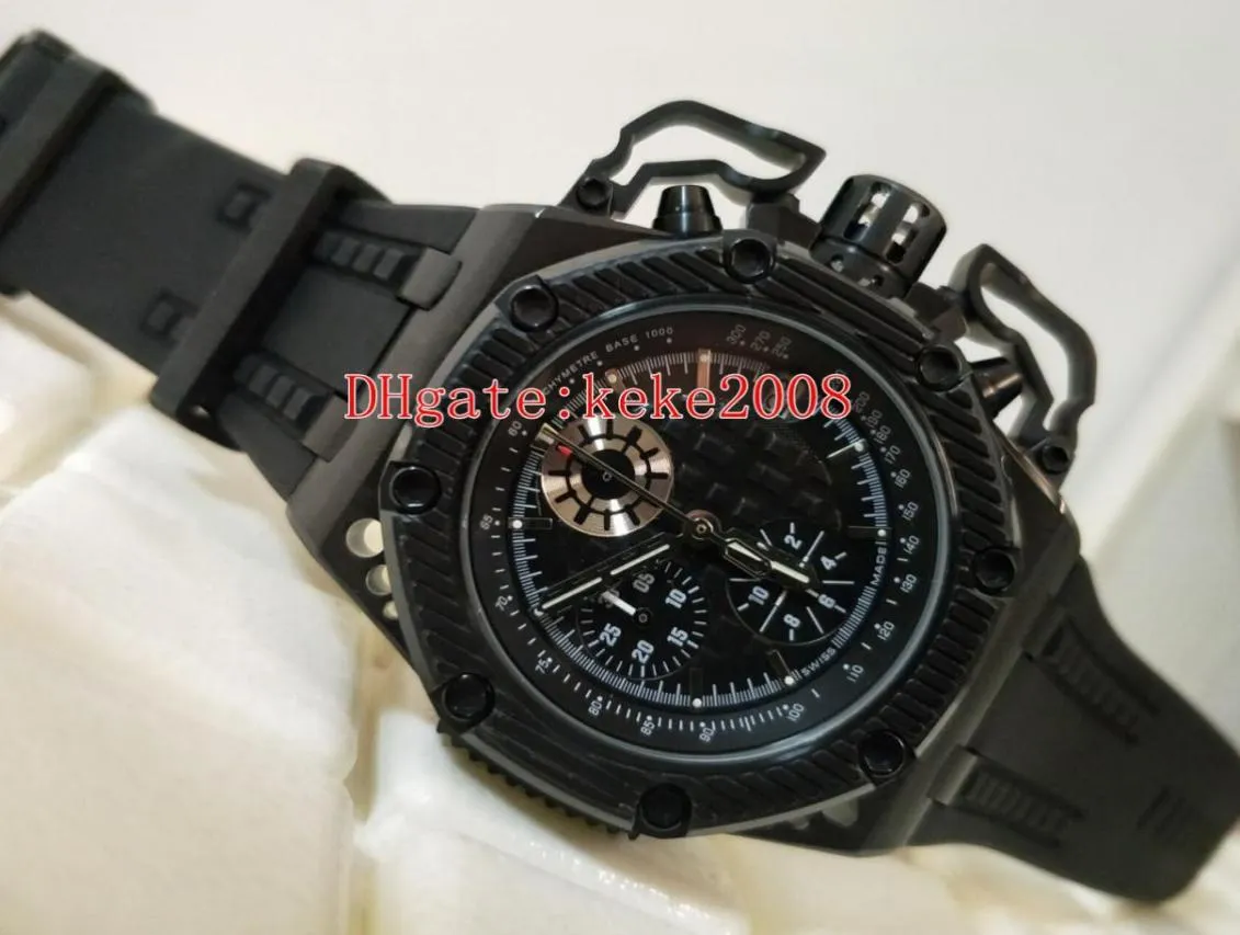 Mode hochwertige N8 -Armbanduhren 42mm Survivor 26165IOOOA002CA01 GUMME BANDS GETRAUM VK Quarz Chronographen Workc8166058