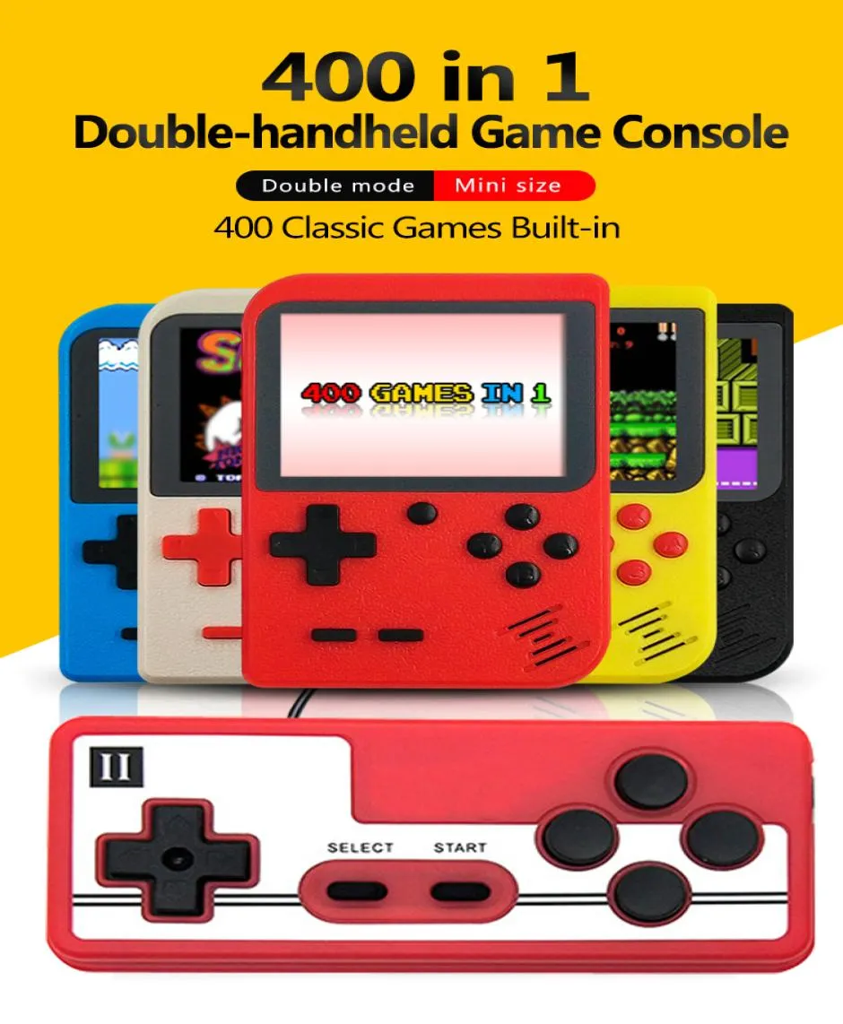 Mini Portable Retro Video Console Handheld Game 400 Games Advance Player Boy 8 bit wbudowany gamboy 30 -calowy kolor LCD 4017341