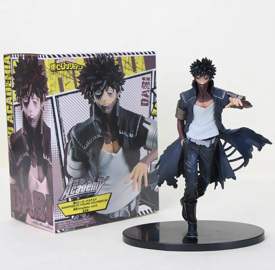 19cm My Hero Academia Figura Toy Anime The Amazing Heroes Dabi Vol2 PVC Ação Modelo de figura brinquel My Hero Academia Toys X05033130389