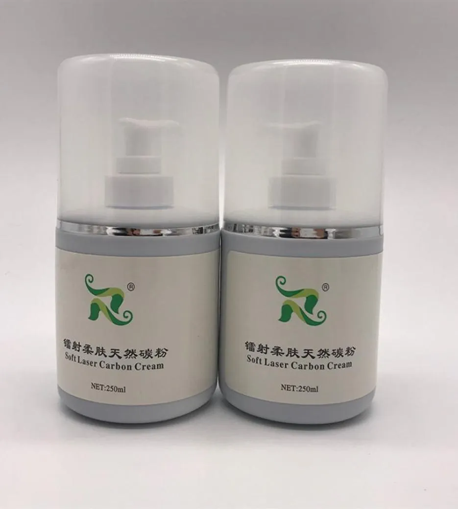 Accessories Parts 300Ml Soft Laser Black Doll Carbon Cream Powder Carbon Gel For Nd Yag Skin Rejuvenation Treatment1310021