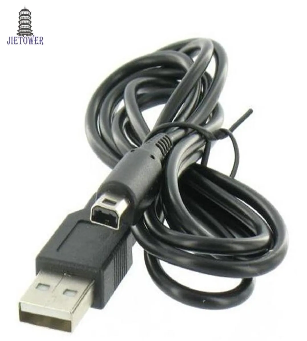 100pcslot 12m noir pour Nintendo 3DS DSI NDSI XL LL DATA SYNC CHARING CABLE Câble USB Charger 3405145