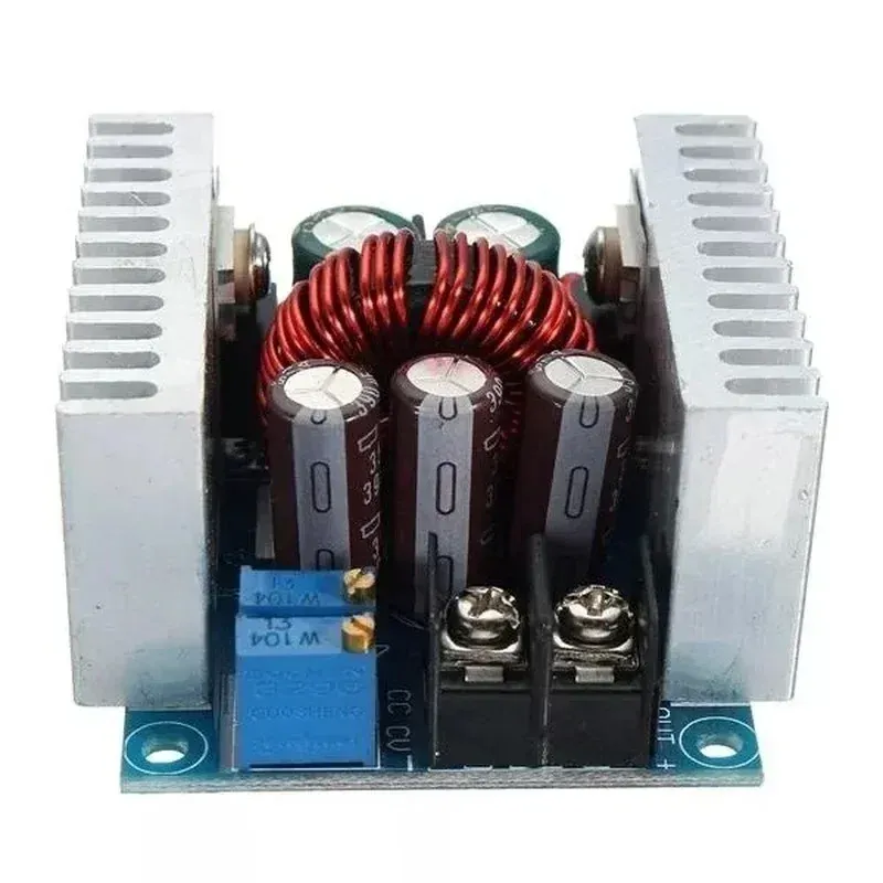 300W 20A DC-DC Buck Converter Stig ned Modul Konstantström LED-drivkraft Stig ner spänningsmodulen Elektrolytisk kondensator2. För LED -förareffekt