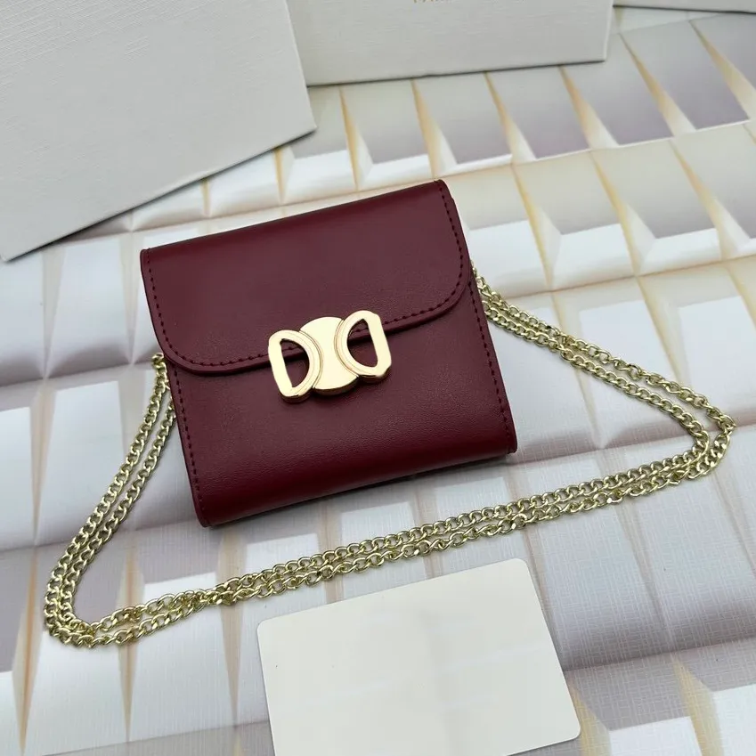 Plånbok designer korthållare mynt handväska kvinnor handväska brun handväska hög kvalitet äkta läder mini korthållare crossbody purses handväskor designer plånböcker