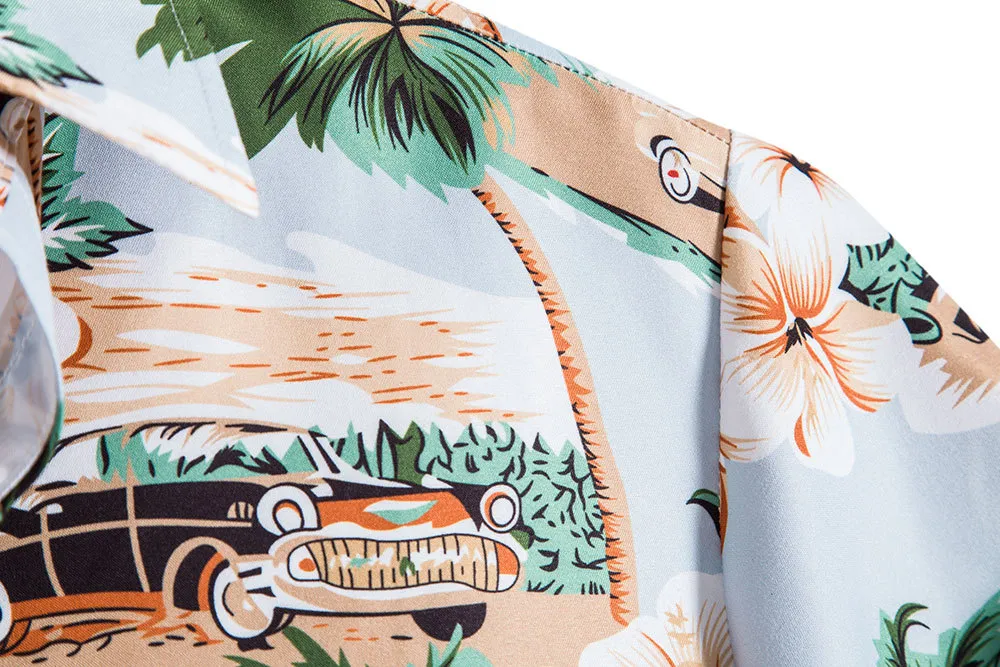 2024 Hawaiian T-Shirt for Men Summer Fashion Style Beach Quick Dry Shirt Casual Print Loose Top_voghion.com
