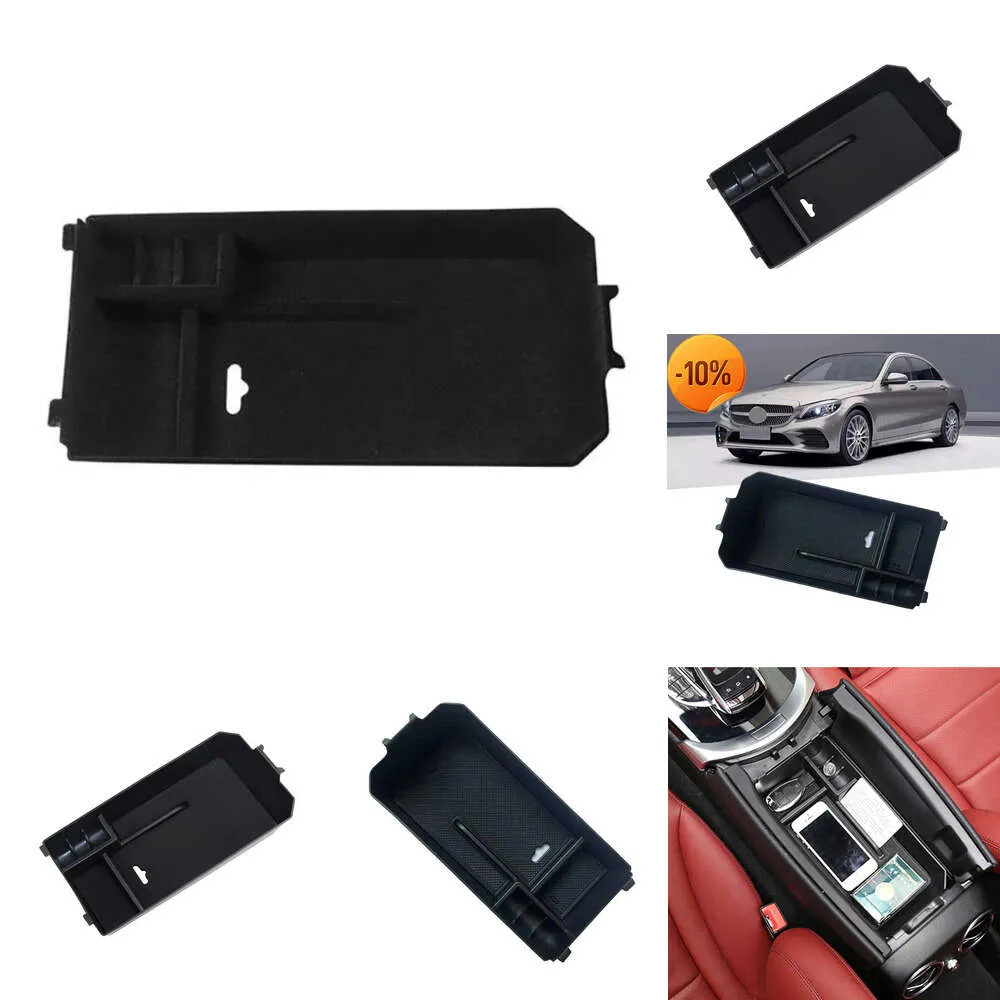 Wholesale for Mercedes Benz C GLC Class C200 C180 GLC250 MB W205 X253 Central Control Console Armrest Storage Box Interior Accessories