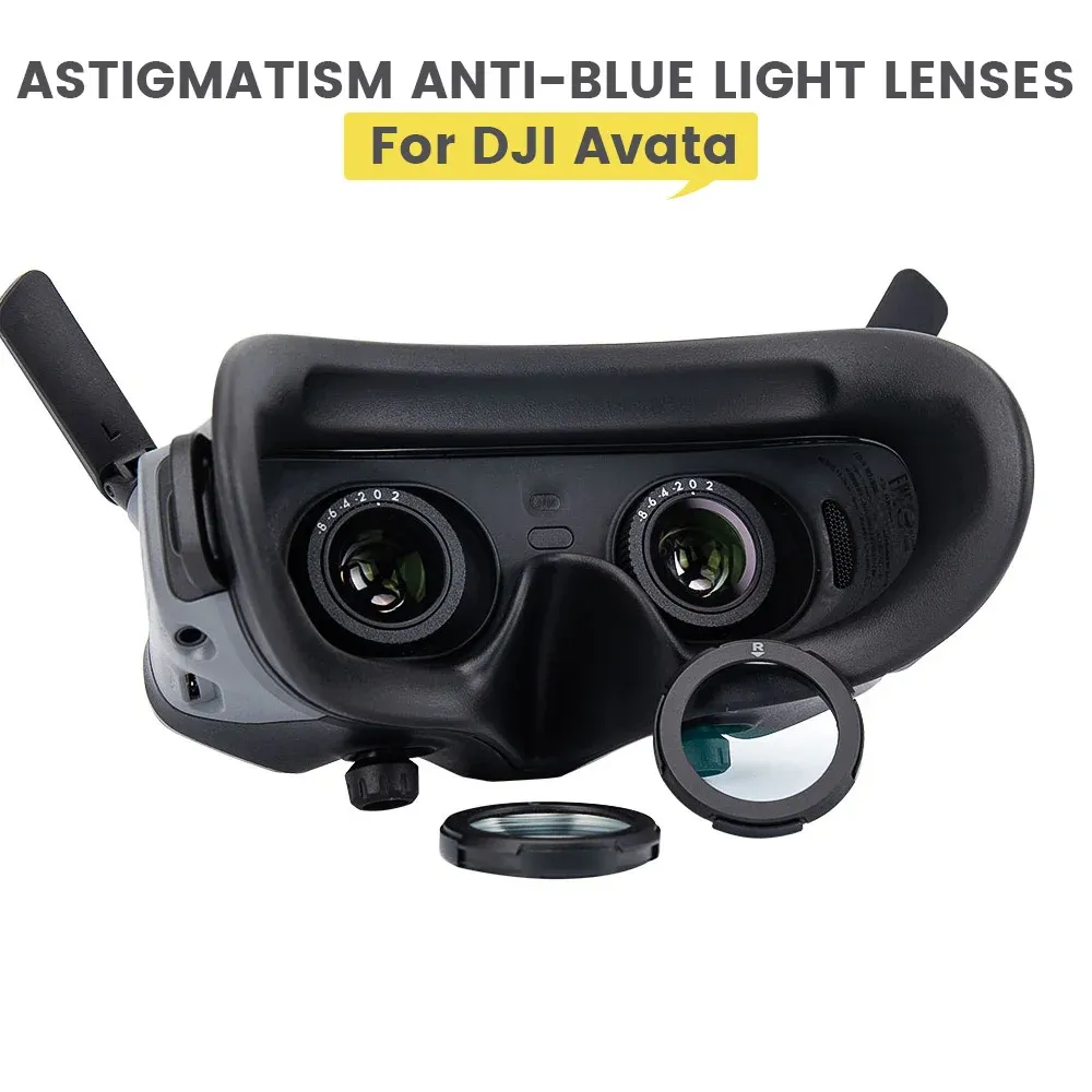 Аксессуары Astigmatism Antiblue Light Lins Clive Glasses для DJI Avata Goggles 2 для 50/200/300/400/500/600 градусов
