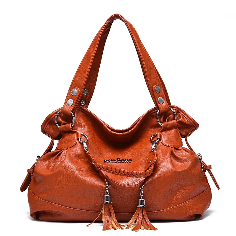 Borse borse da donna borse borse in moda borse da donna borsetta borsetta pursa in pelle femmina bolso marrone11
